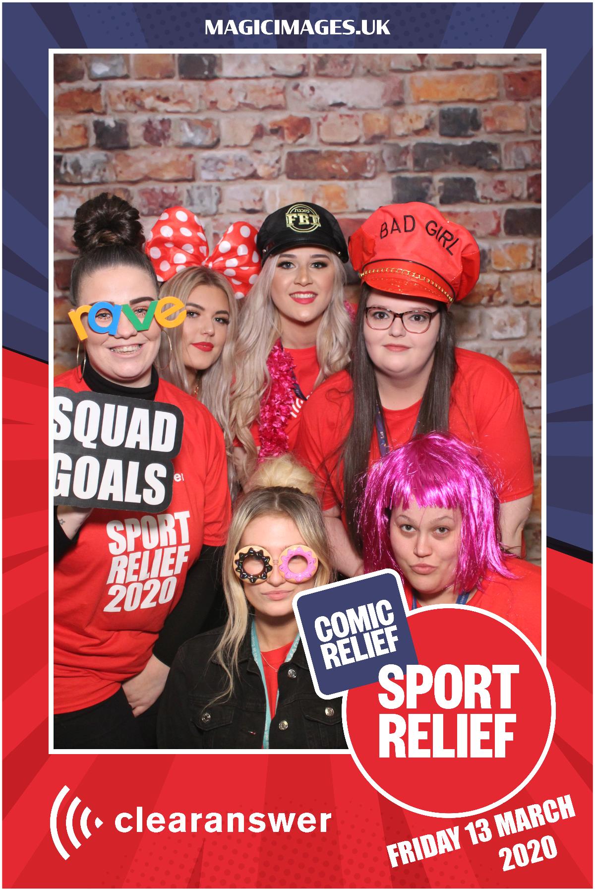 Clear Answer Sport Relief | View more photos from the event at gallery.magicimages.uk/u/MagicImages/Clear-Answer-Sport-Relief